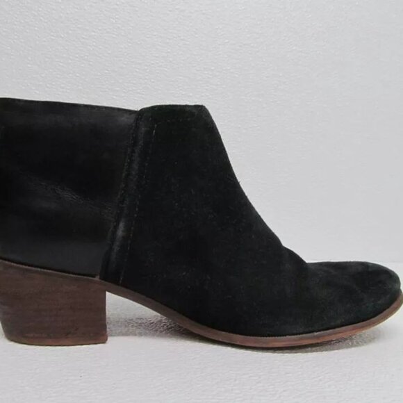 Madewell The Cait Boot Suede Leather Ankle Boot Size 11 - Picture 4 of 9
